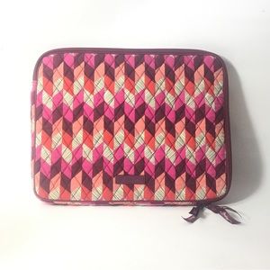 Vera Bradley Laptop Computer Zippered Sleeve Bag Retired Bohemian Chevron